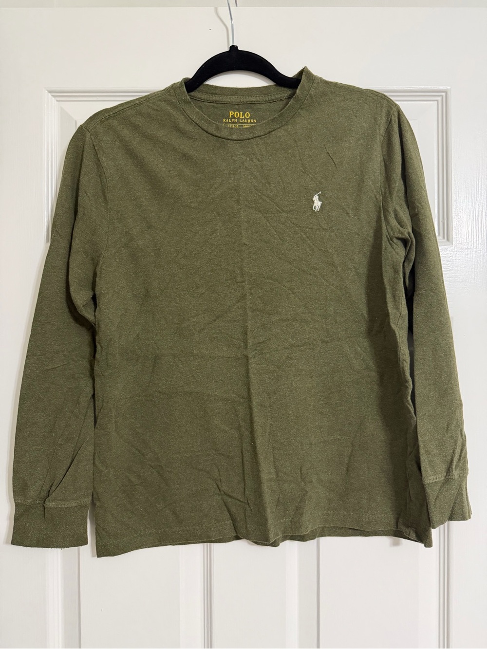 Polo by Ralph Lauren Olive Green Long-Sleeve Crew Tee